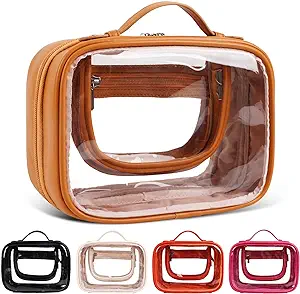 1. XSUIOY Transparent Toiletry Bag for Travel 